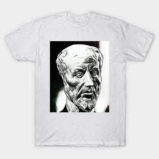 Plotinus Black And White Portrait | Plotinus Artwork 4 T-Shirt